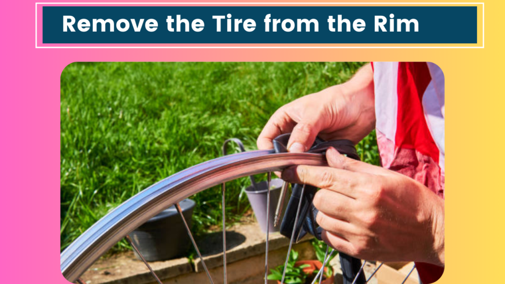 Remove the Tire from the Rim